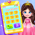 cute princess toy phone gameicon