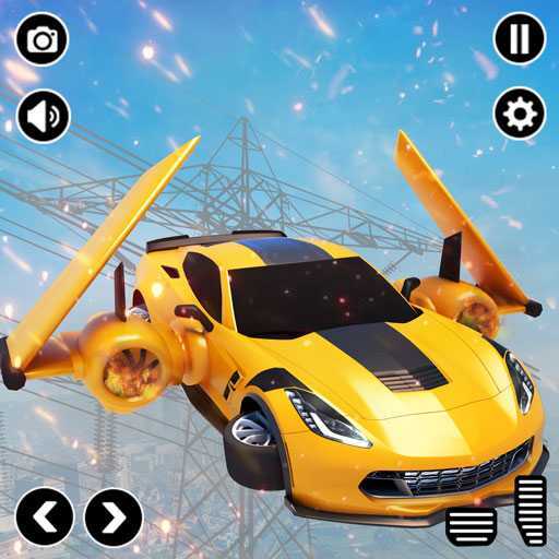 Flying car- Robot Transformation Car Driving APK