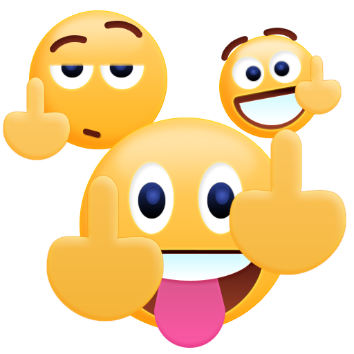 Middle Finger Emoji Sticker APK