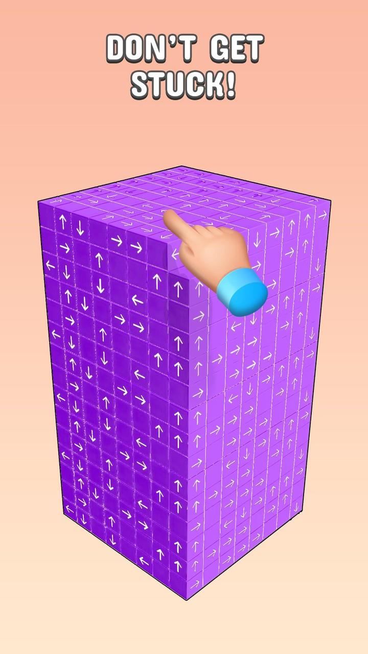 Tap to Unblock 3d Cube Away Latest Android Game Download - 40407