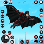 Flying Bat Car Transform Robot icon
