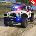 American Police Jeep Drivingicon