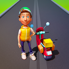 Paper Boy Race: Running game Mod icon