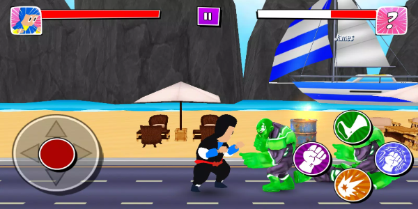 Ninja Hattori Fighting Battle