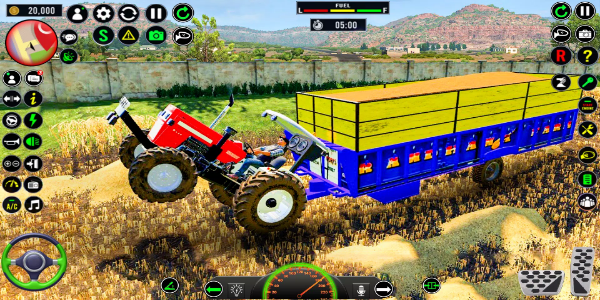 Real Cargo Tractor Games 3d