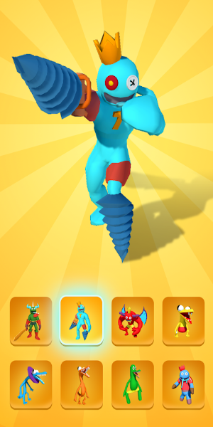 Rainbow Monster - Room Maze