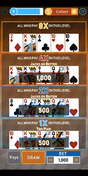 Video Poker Multi Bonus