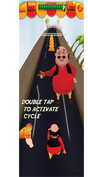 Motu Patlu Scooter Subway Game