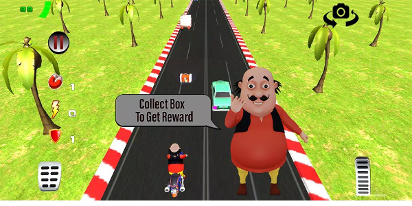 Motu Patlu Speed Bike Racing