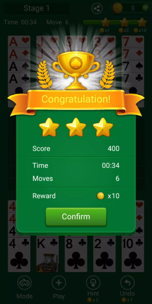 15 Piles Solitaire