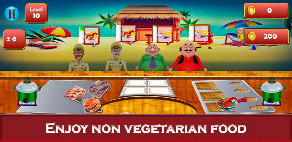 Motu Patlu Cooking Master Game