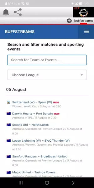 buffstreams app