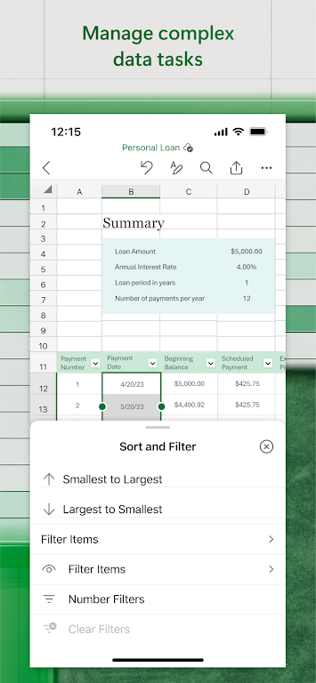 Microsoft Excel: Spreadsheets