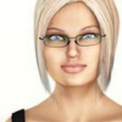 Talking Blonde Assistant 3D icon