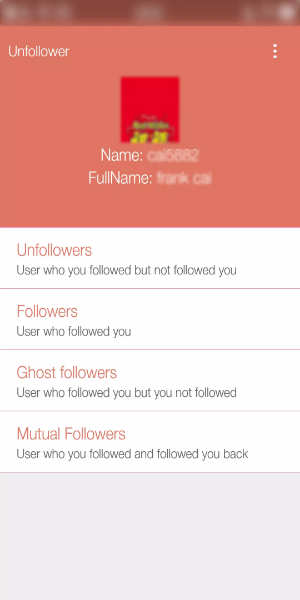 Unfollower Plus - Non followers & Following