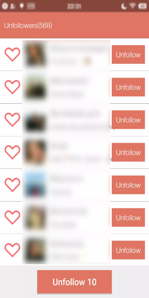 Unfollower Plus - Non followers & Following