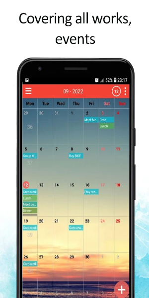 Reminder calendar app for 2024