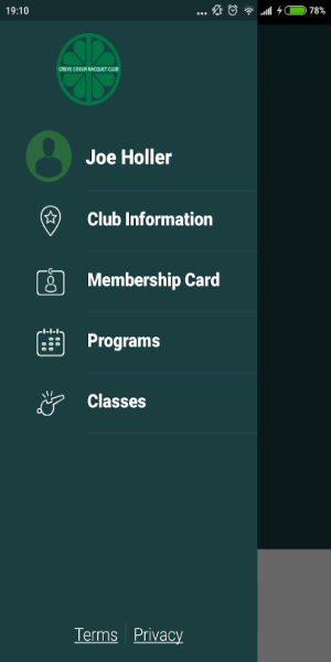 CCRC Tennis Mobile App