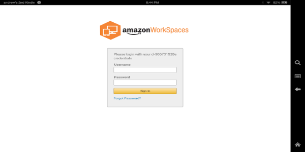 Amazon WorkSpaces