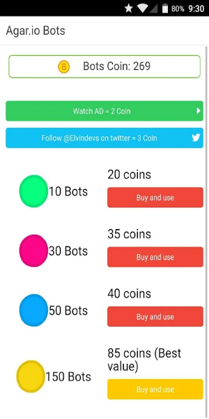 Bots for Agar.io