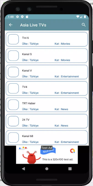 Asia Live TV Channels