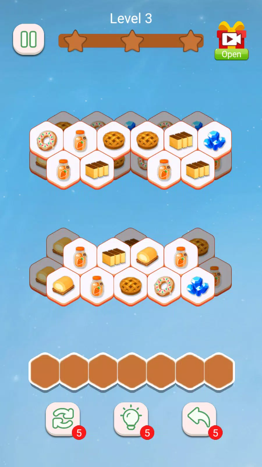 Hexagon Tile Match