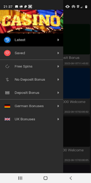 No Deposit Casino Welcome Spin