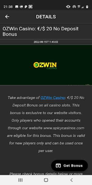 No Deposit Casino Welcome Spin