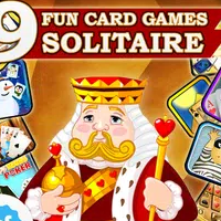 9 Fun Card Games - Solitaire, Gin Rummy, Mahjong icon