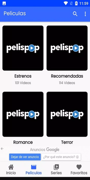 PelisPop Peliculas y Series