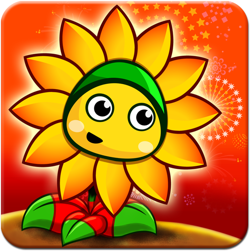 Flower Zombie War icon