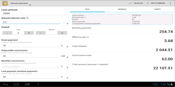 Simple Loan Calculator