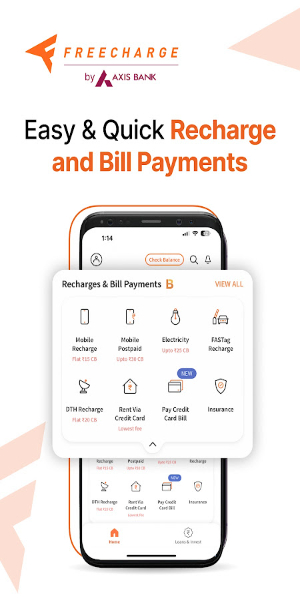 Freecharge UPI & Credit Card