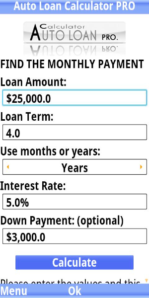 Auto Loan Calculator PRO