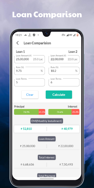 Housing loan EMI calculator