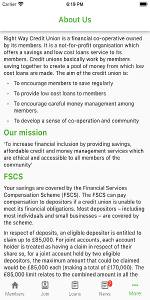 Right Way Credit Union