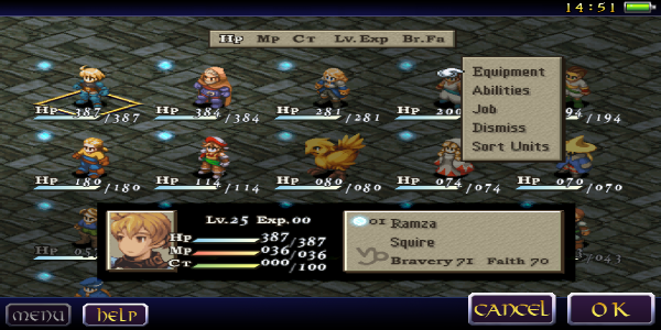 FINAL FANTASY TACTICS : WotL Mod