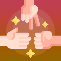 rock paper scissors online icon