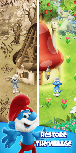 Smurfs Bubble Shooter Story