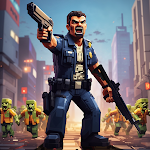 Pixel City War: Fly Shooter APK