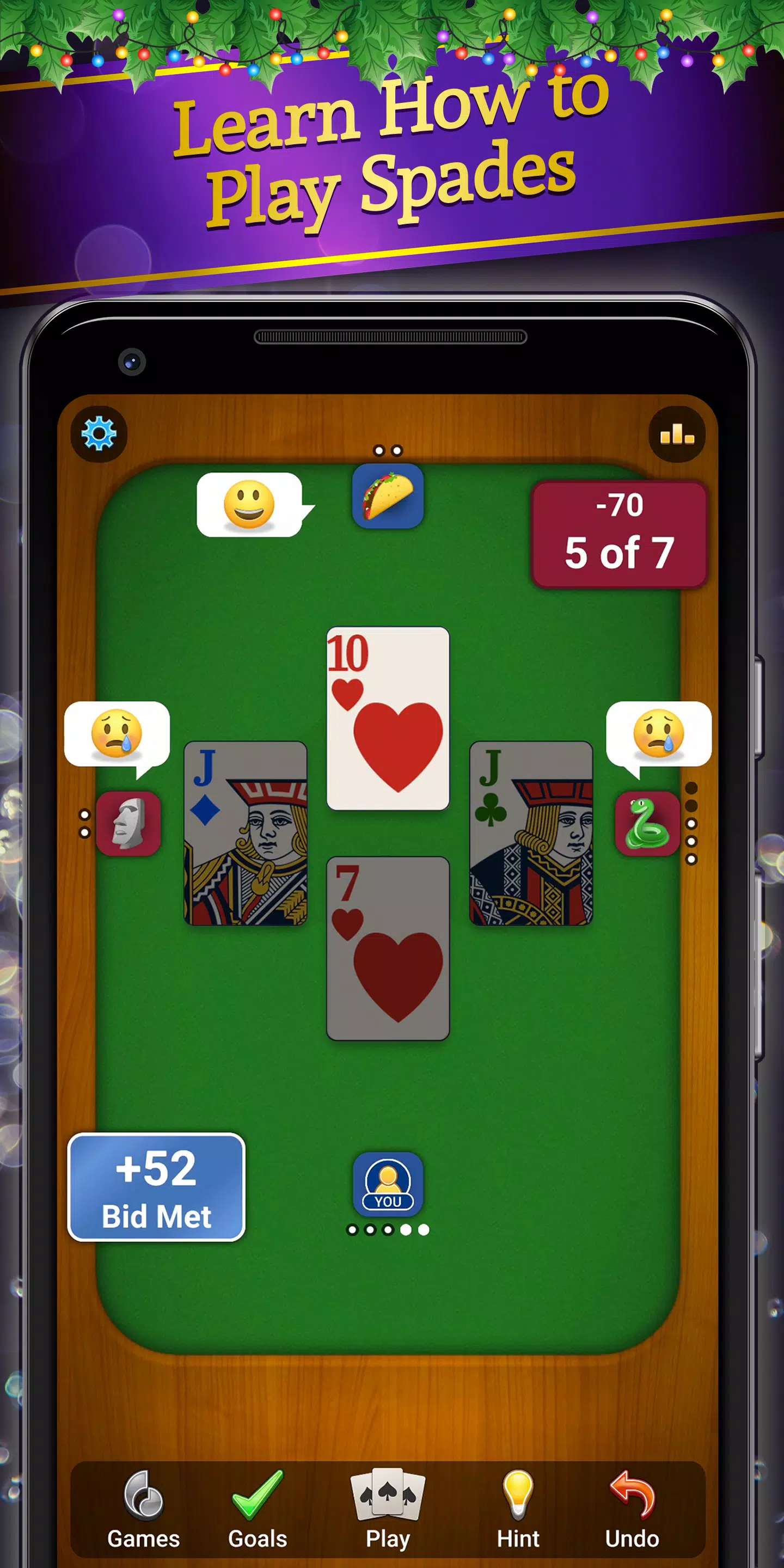 Spades : Classic Card Games