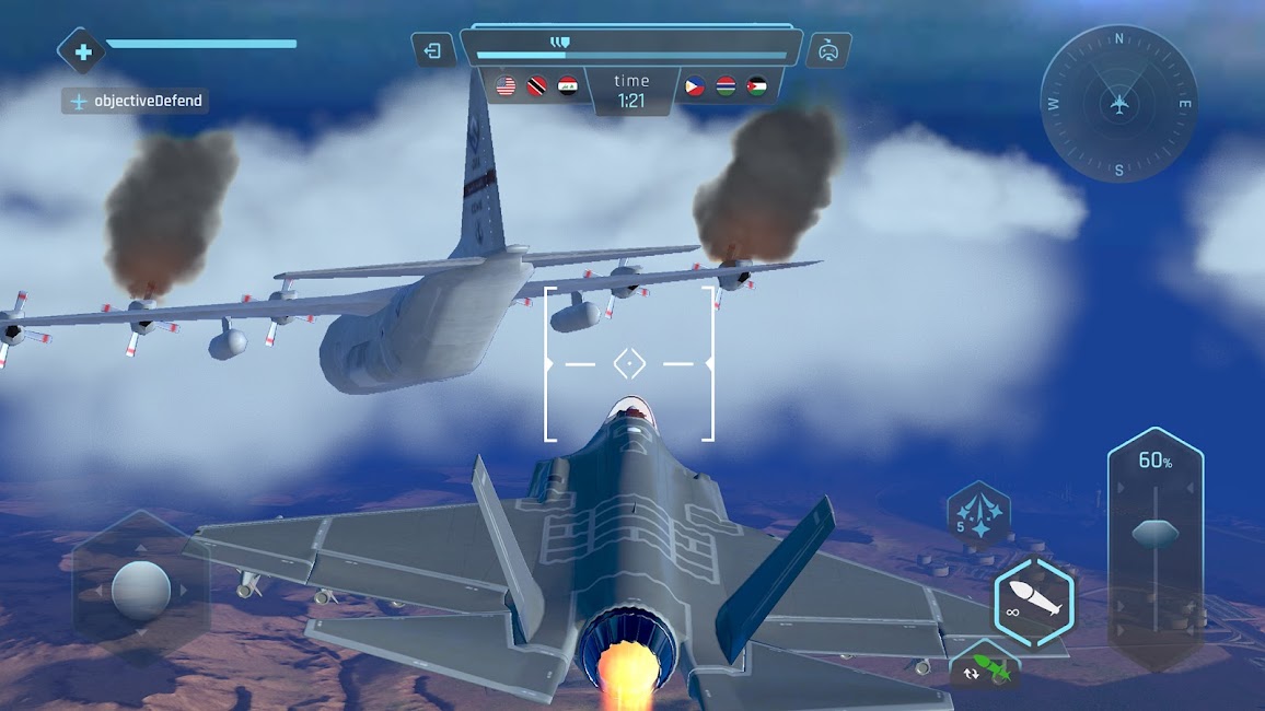 Sky Warriors: Airplane Games Mod