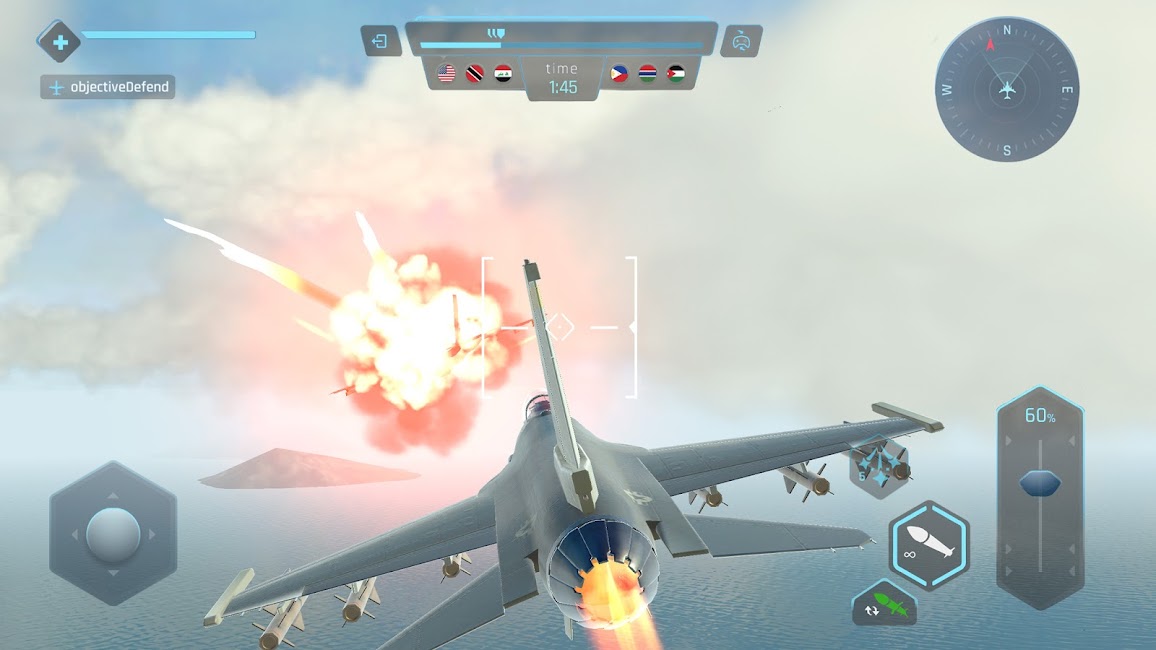 Sky Warriors: Airplane Games Mod