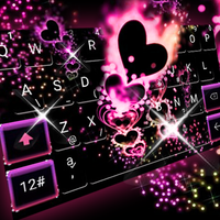 Sparkling Heart Keyboard Theme APK