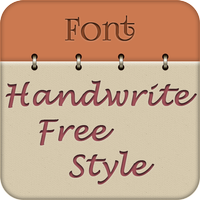 Handwrite Font Style Free icon