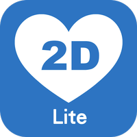 2Date Lite Dating App, Love an icon