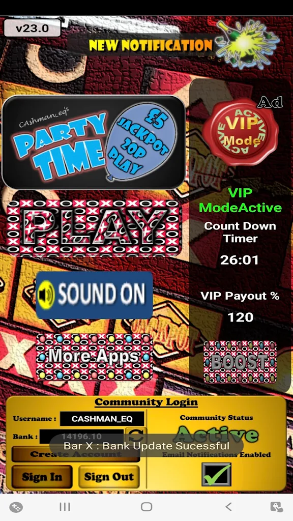 PartyTime Arena UK Slot