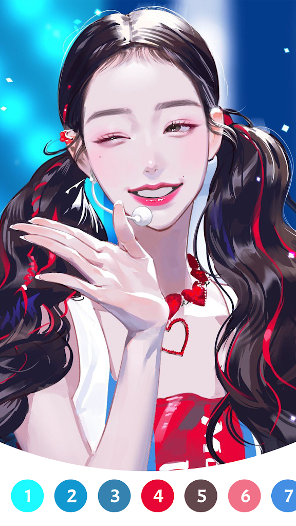 IVE Paint by Number Game
