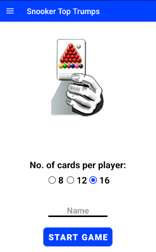 Snooker Card Game