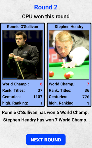 Snooker Card Game